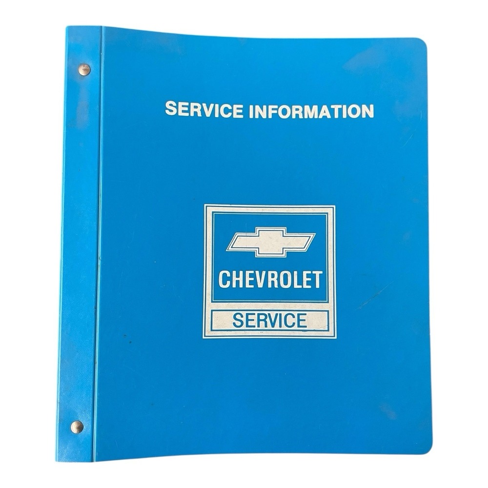 Cavalier Chevrolet 1985 GM Factory Service Manual